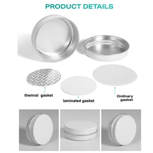 Cajas de Metal Blancas con Logotipo Impreso Personalizado, Cajas de Aluminio de 15 ml para Crema - Product Image 4