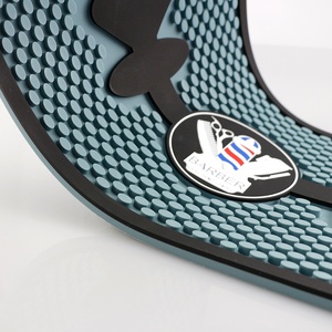 Tapis en silicone antidérapant professionnel résistant à la chaleur pour outils de <span class=keywords><strong>coiffure</strong></span>, lisseur et fer à friser pour barbier - Product Image 5