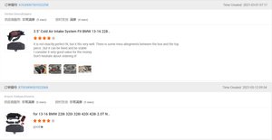 Sistema de admisión de aire frío para coche de alto rendimiento de 3,5 pulgadas para BMW F22 F31 F32 F33 F34 F36 228i 320i 328i 420i 428i <span class=keywords><strong>2</strong></span>,0 T N20 N26 Turbo - Product Image 6