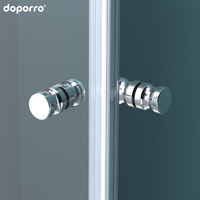 Doporro — porte isolante en verre transparent, inclinable, taille Standard 900mm, salle de douche, double ouverture, qualité supérieure