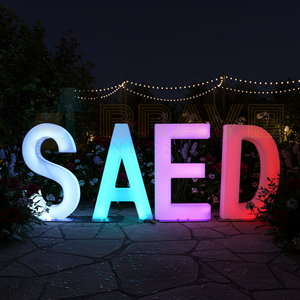 Letras Luminosas con la Frase 'Cásate Conmigo' a Precio de Fábrica, Letras Luminosas con Subtítulos a Bajo Precio, Números Luminosos para Bodas - Product Image 2