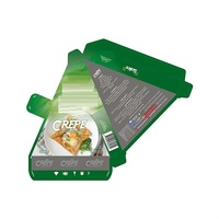 Boîtes d'emballage cadeaux pour crêpes, bonbons et desserts en forme triangulaire, écologiques et personnalisables, populaires de ZHONGXING