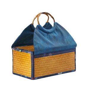 Bamboo Woven Tea <b>Storage</b> <b>Basket</b> Set Round Small Square Cup Holder For Tea Ceremony Accessories - Product Image 5