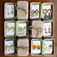Boîtes moulées en pâte de papier biodégradable de marque Bowin, prêtes à l'emploi, pour savon, bijoux, huiles essentielles, cadeaux, Jiangsu