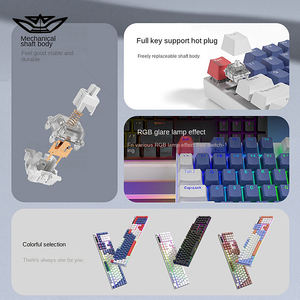 מפעל lvidron מחיר 104 מפתחות clavier usb מקלדת משולבת של עכבר בחירה צבעוני play משחק עבור esports - Product Image 5