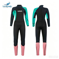 Combinaisons de plongée pour femmes, vente en gros, fermeture éclair dorsale, haute élasticité, 3 mm, imperméables, respirantes, imprimées, pour le surf et la voile