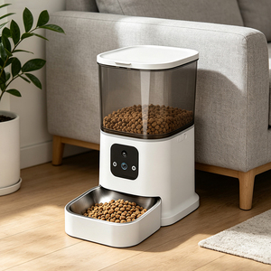 <b>Smart</b> Automatic Pet Feeder Distributeur Automatique Pet Feeder Automatic HD <b>Camera</b> Remote View Feeder - Product Image 1