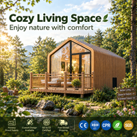 Maison préfabriquée détachable de type capsule, résistante aux intempéries, de 20 à 30 pieds, pour villa