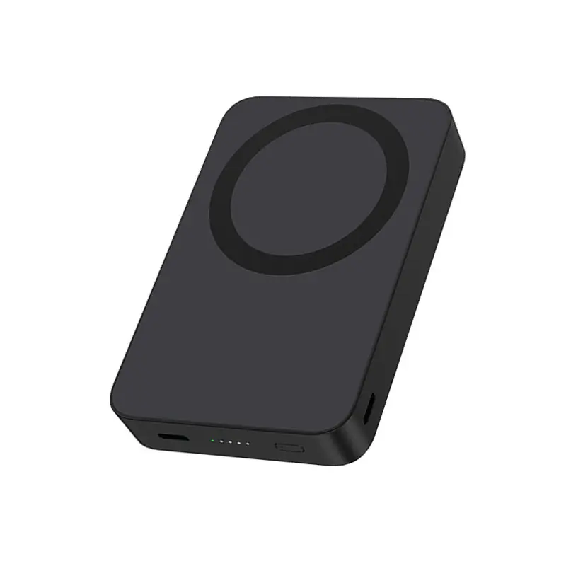 Vendedor caliente Cargador rápido ligero Banco de energía de carga inalámbrica magnética para teléfono móvil Paquete de batería seguro para iPhone 15 14 13