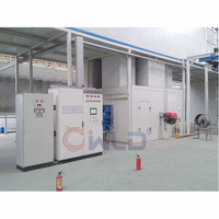 Machine automatique de revêtement de poudre électrostatique pour produits en acier/lampadaire