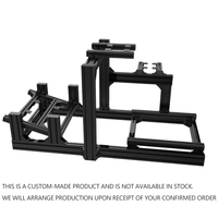 Châssis de jeu en aluminium profilé incliné confortable pour simulateur de course personnalisé promotionnel, prix bas, découpe incluse