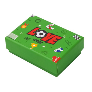 <span class=keywords><strong>Caja</strong></span> <span class=keywords><strong>de</strong></span> Regalo Rectangular con Tapa y Base Coloridas, con Diseño <span class=keywords><strong>de</strong></span> Fútbol, <span class=keywords><strong>para</strong></span> Empaque <span class=keywords><strong>de</strong></span> Accesorios Colgantes, <span class=keywords><strong>para</strong></span> Eventos Deportivos - Product Image 2
