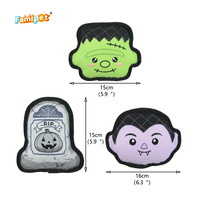 Famipet Fabricant Grossiste Nouveau Jouet pour Chien en Peluche Sonore et Froissée, Motif Monstre Thème Halloween, Doux et Rembourré