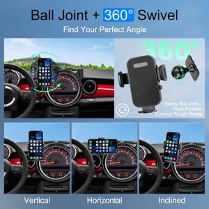 Soporte para Teléfono Móvil para BMW <span class=keywords><strong>MINI</strong></span> <span class=keywords><strong>Cooper</strong></span> <span class=keywords><strong>2007</strong></span>-2013, Clip de Fijación a la Pantalla, Soporte de Navegación Manos Libres - Product Image 6