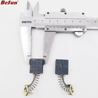 Brosse en carbone de remplacement pour marteau perforateur électrique, brosse en graphite, accessoire pour machine de découpe et de polissage, pièces d'outils électriques