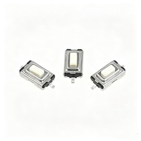 Tombol Tekan SMD Sensitivitas Tinggi 3x6x2.5 Stretch Cover Tact Switch 12V 50mA Suhu Tinggi 160gf 260gf Tahan Aus