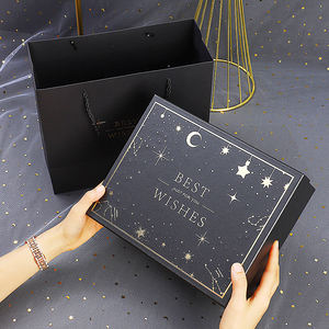 Caja de regalo con lazo, regalo de graduación de cumpleaños, caja magnética con solapa grande, 1 de junio, aperitivos para el Dí<span class=keywords><strong>a</strong></span> de los niños, caja de embalaje de regalo de acompañamiento - Product Image 6