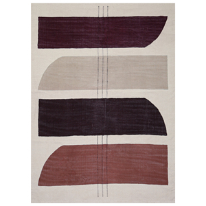 Alfombra NYKO MART de Estilo Bohemio Moderno, de Algodón Lavable, Ecológica, Antideslizante, Tejido Plano, Hecha a Mano, con Estampado de Bloques, para Sala de Estar - Product Image 3
