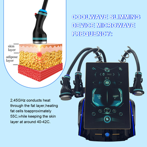 Appareil de massage corporel et facial portable Onda Pro à 3 poignées pour amincissement et raffermissement de la peau, Cryowaves 2,45 GHz - Product Image 1