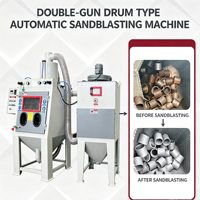 Machine de sablage de polissage en alliage de zinc compacte avec collecteur de poussière Caractéristiques de sécurité pour une utilisation en atelier