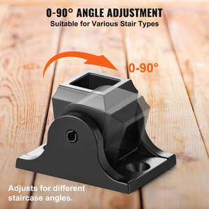 DB รองเท้าติดบันไดทำจากอลูมิเนียมอัลลอยทรงสี่เหลี่ยมมีรูเกลียวติดรองเท้าสำหรับบันได - Product Image 2