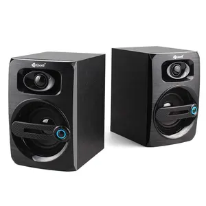 Kisonli T-010 usb 2.0 stereo hoparlör promosyon Usb Stereo masaüstü/bilgisayar hoparlörleri