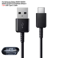 Cable USB 3.0 Tipo C de Carga Rápida de 1.2m para Samsung S8 S9 S10 S20, Cable de Datos para Teléfono Móvil