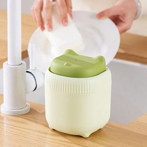 Distributeur de savon en forme de chat, drainage indépendant, nettoyage facile, grande capacité, boîte de stockage de liquide, distributeur de savon manuel à pression - Product Image 2