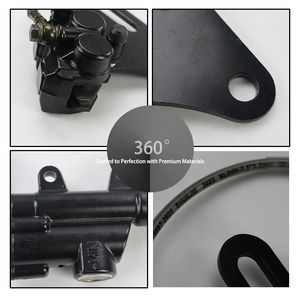 LINGQI Conjunto <span class=keywords><strong>de</strong></span> Pinza <span class=keywords><strong>de</strong></span> Freno Trasero Superior e Inferior <span class=keywords><strong>de</strong></span> 15mm para Motocicleta, Pit Bike, ATV, SUV y Accesorios - Product Image 2