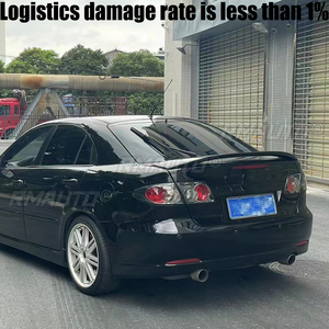 Car Styling ABS <b>Plastic</b> Unpainted Rear Boot Trunk Wing Spoiler for Mazda 6 Spoiler 2006 2007 2008 2009 2010 2011 2012 2013 2014 - Product Image 2
