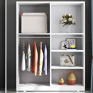 Armario Moderno con Puerta Corredera de Vidrio y Diseño Floral para Dormitorio - Product Image 5