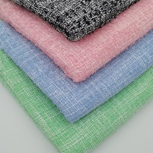 RTS Yarn Dyed Fancy Jacquard <strong>Pink</strong> <strong>Tweed</strong> <strong>Fabric</strong> for Coat/Blazer - Product Image 4