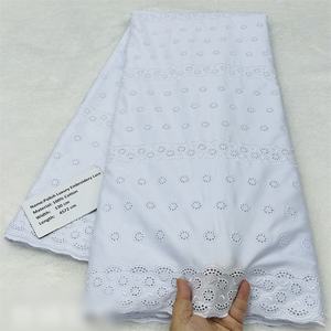 Tela de Encaje Africana al por Mayor, Alta Calidad de Dubái, Algodón Seco Nigeriano para Hombre - Product Image 6