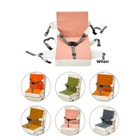 Coussin de chaise haute pour tout-petit en éponge haute densité, portable pour les voyages, réglable en hauteur et personnalisable