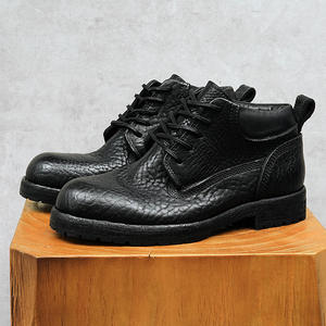 Botas de Trabajo Vintage Amish de Lujo para Hombre, Impermeables, con Cordones en el Tobillo, Construcción Goodyear, con Parte Superior de Cuero Genuino Resistente - Product Image 1