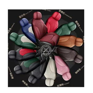 Fundas de asiento de coche de cuero Audi de lujo, 5 uds., conjunto completo de accesorios delanteros compatibles con VW Civic Golf Accord K5 K3, interiores de coche - Product Image 5