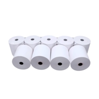 Rouleaux de papier thermique de qualité blanche pour copieur 48gsm 3 rouleaux de papier pour imprimantes 1/8 "X 230'