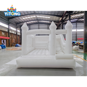 Trắng nhà bị trả lại nóng bán lớn trẻ em nhảy Inflatable nhà bị trả lại chất lượng cao vật liệu PVC Inflatable lâu đài nhảy - Product Image 1
