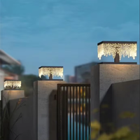 Lampes solaires néon pour clôture, terrasse, jardin, blanc chaud/froid, IP65, CRI90, acier inoxydable, acrylique, angle de faisceau 360°