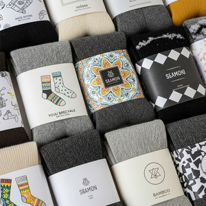 XJY Custom Printing <strong>Sock</strong> Paper <strong>Packaging</strong> Sleeve - Product Image 4