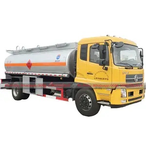 Dongfeng Kngrun Mobile Fuel Trucks 10Tons Diesel Oil Tank Cars with Mobile Refilling Dispenser 15cbm Diesel Oil Tank Truck