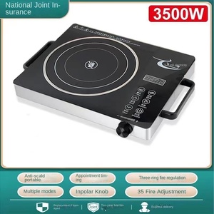 Cocina de inducción eléctrica de 3500W de calidad de restaurante comercial con fuente de alimentación solar y de batería Placa de calentamiento duradera - Product Image 2