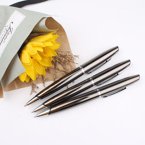 Stylo bille en métal composite de haute qualité, largeur d'écriture 1,0 mm, impression de logo personnalisée, cadeau - Product Image 4