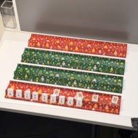 Supports de Mahjong festonnés en gros Himore avec poussoirs, supports de Mahjong de Noël, supports de Mahjong de haute qualité, supports de Mahjong à faible MOQ 20