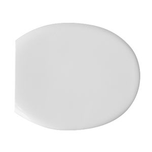 Siège de toilette thermodurcissable Mod U021 Forme 1 Blanc 48 cm de longueur 39 cm de largeur - Product Image 1