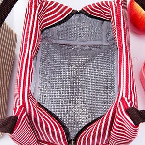 Grand sac isotherme souple, sac à dos pour boîte à lunch avec couvercle à fermeture éclair et distributeur, pour l'extérieur, pour les étudiantes, alimentation thermique, panneau solaire - Product Image 4