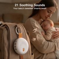 HiFiD 2026 HFD-W50C Machine à Sons Portable de Voyage 21 Sons Apaisants avec Fonction Cry Auto Rechargeable pour Bébé
