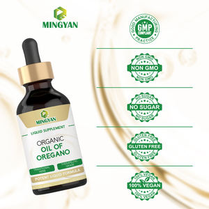 Tetesan cairan Oregano Minyak organik label pribadi 70% tetesan Herbal kesehatan usus antioksidan dukungan kekebalan tubuh karvacrol untuk dewasa - Product Image 2