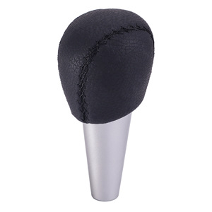 Volvo Car Gear <b>Knob</b> Black Leather Manual <b>Shift</b> Lever Ergonomic Design - Product Image 2