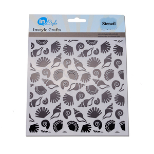 Pochoirs géométriques 6 x 6 pouces pour scrapbooking, biscuits, carrelage, décoration murale et de sol - Product Image 1